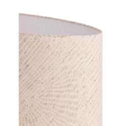 Light en Living Kap ovaal recht smal laag 58-24-27 cm STONE beige