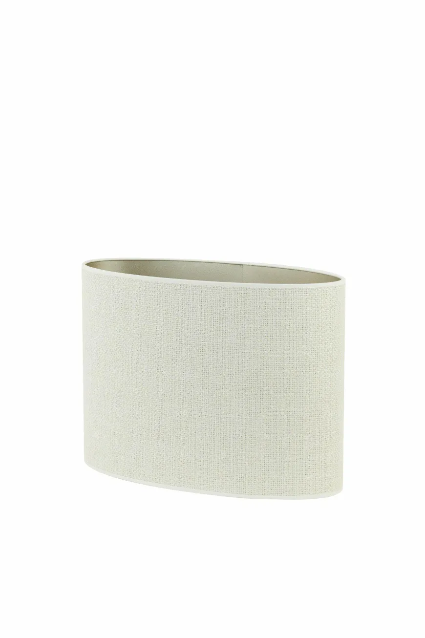 Light en Living Kap ovaal recht smal 45-21-32 cm SAVERNA eiwit