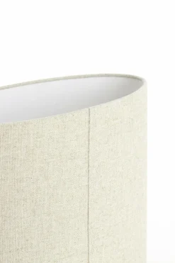 Light en Living Kap ovaal recht smal 38­-17,5-­28 cm LIVIGNO naturel