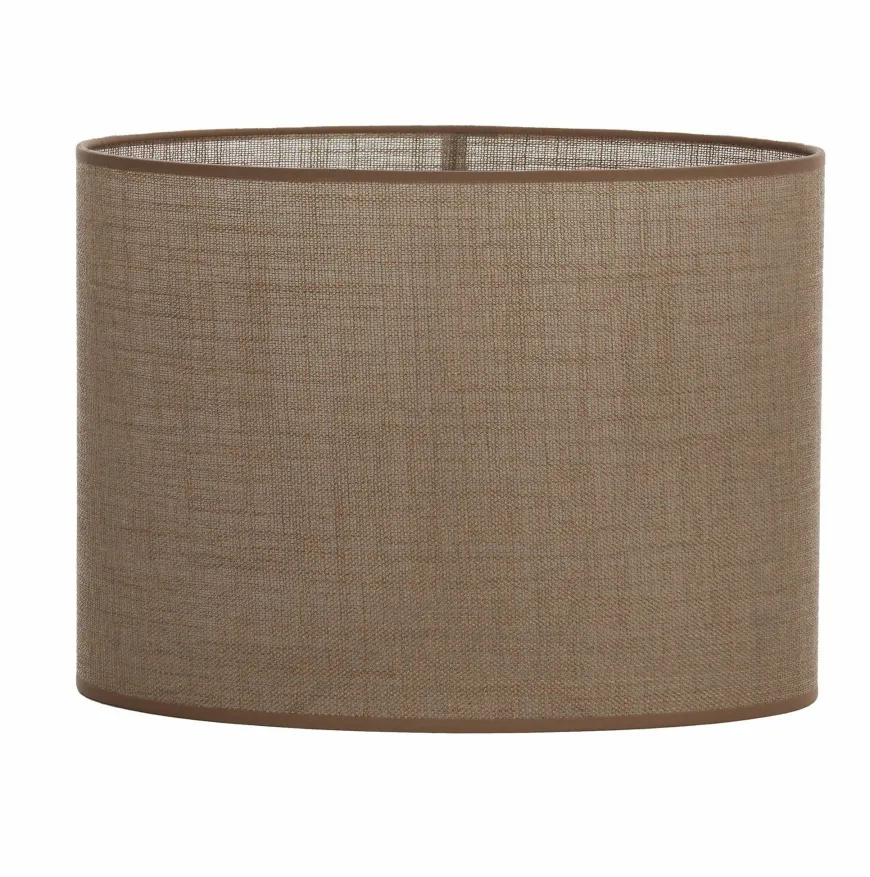Light en Living Kap ovaal recht smal 38-17,5-19 cm CADEN beige