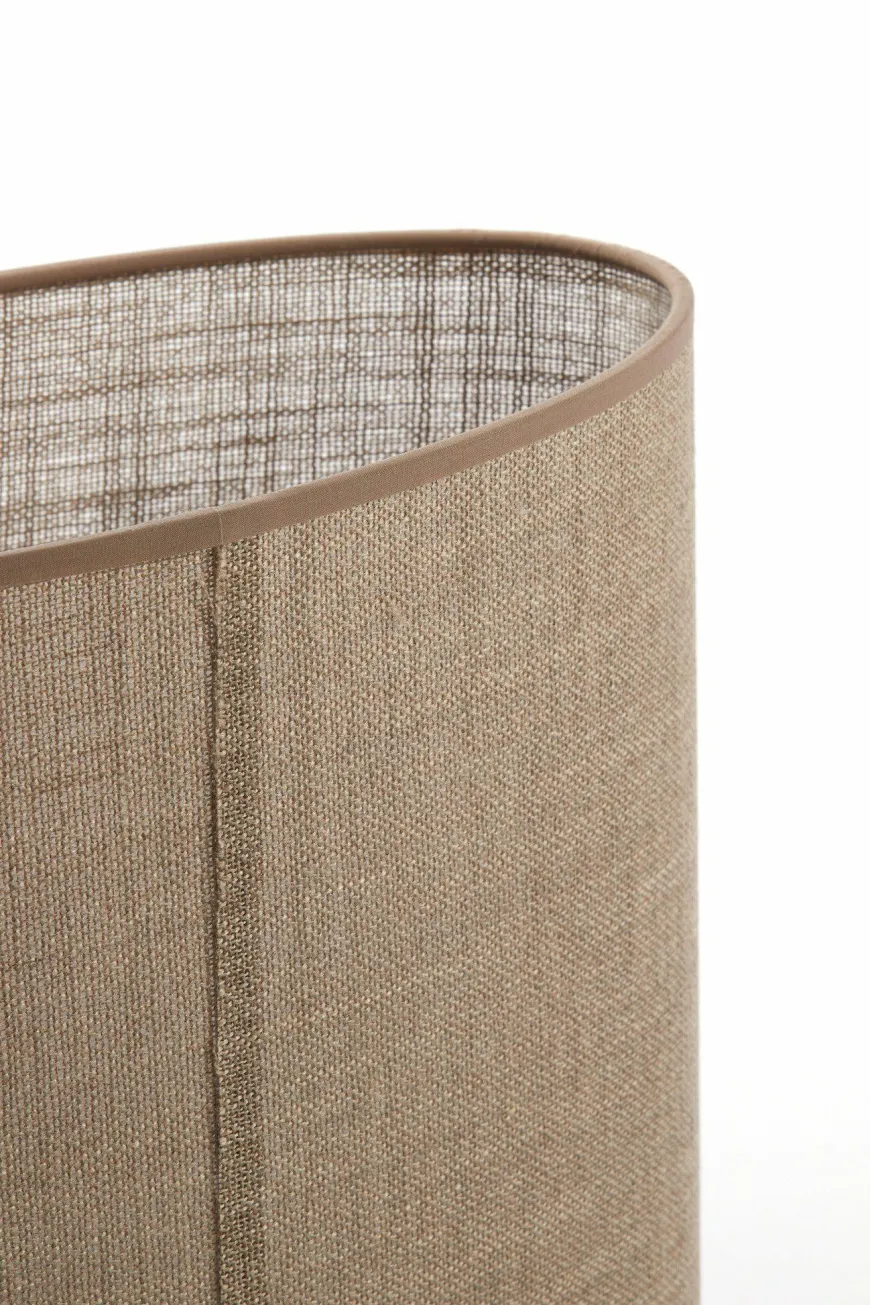 Light en Living Kap ovaal recht smal 38-17,5-19 cm CADEN beige