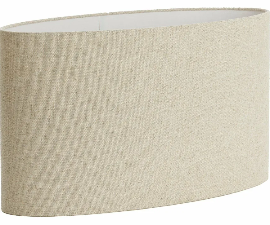 Light en Living Kap ovaal recht smal 58-24-32 cm LIVIGNO naturel