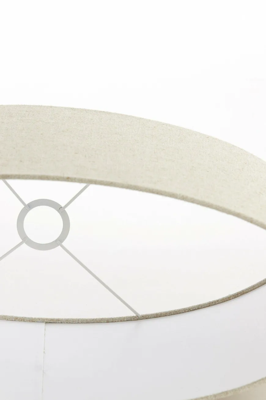 Light en Living Kap ovaal recht smal 58-24-32 cm LIVIGNO naturel
