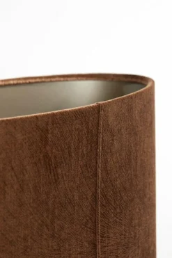 Light en Living Kap ovaal recht smal 38-17,5-19 cm LUBIS bruin