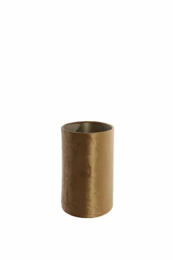 Light en Living Kap ovaal recht smal 45-21-32 cm GEMSTONE brons