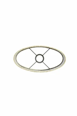 Light en Living Kap ovaal recht smal hoog 30-15-25 cm RIF zand