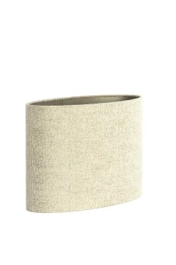 Light en Living Kap ovaal recht smal hoog 45-21-32 cm RIF zand