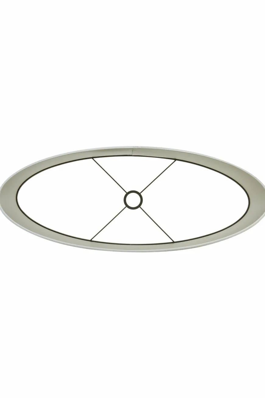 Light en Living Kap ovaal recht smal 58-24-32 cm SAVERNA eiwit