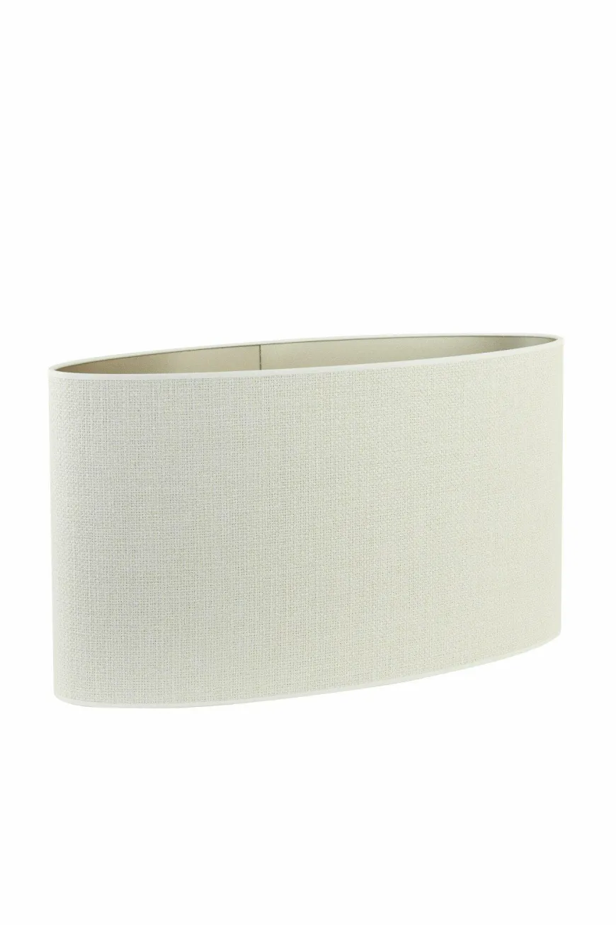 Light en Living Kap ovaal recht smal 58-24-32 cm SAVERNA eiwit