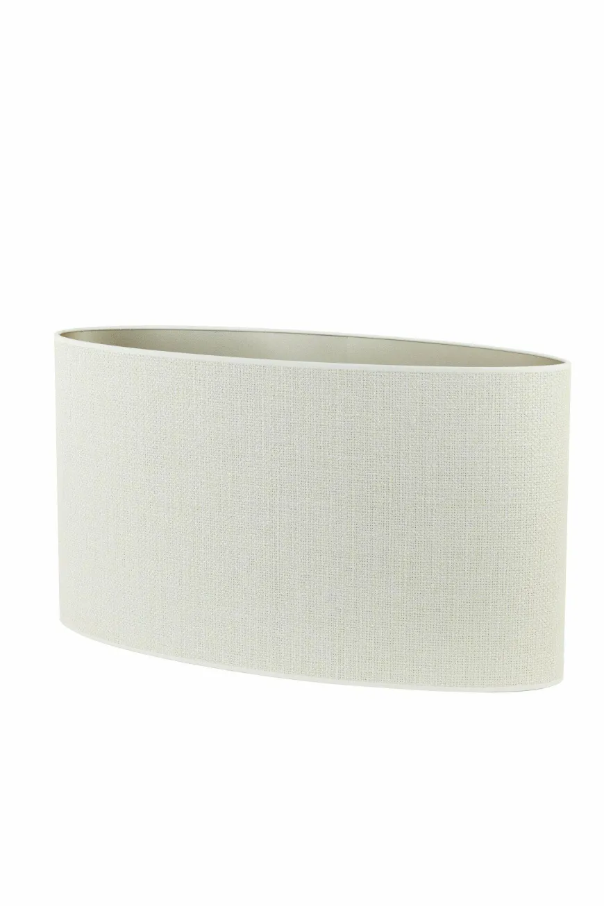 Light en Living Kap ovaal recht smal 58-24-32 cm SAVERNA eiwit