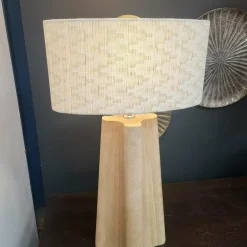 Light en Living Kap ovaal recht smal hoog 45-21-22 cm JINX wit