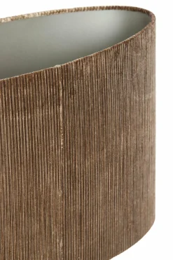 Light en Living Kap ovaal recht smal 30-15-25 cm FLAIR koper