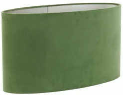 Light en Living Kap ovaal VELOURS Dusty groen