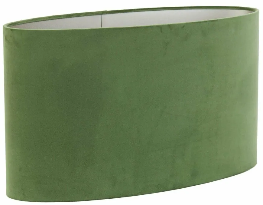 Light en Living Kap ovaal VELOURS Dusty groen