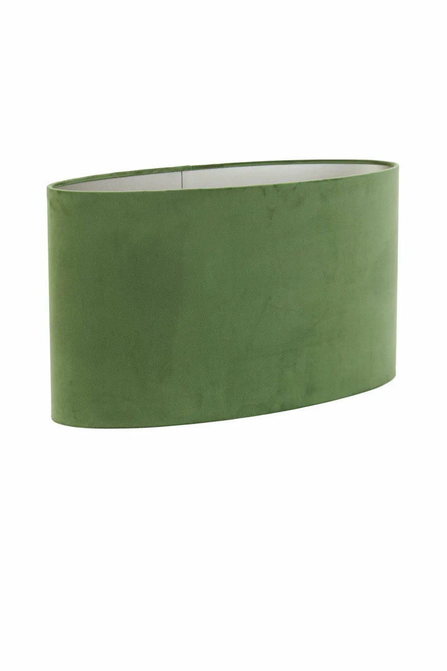 Light en Living Kap ovaal VELOURS Dusty groen