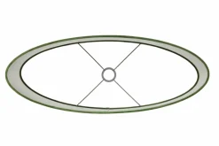 Light en Living Kap ovaal VELOURS Dusty groen
