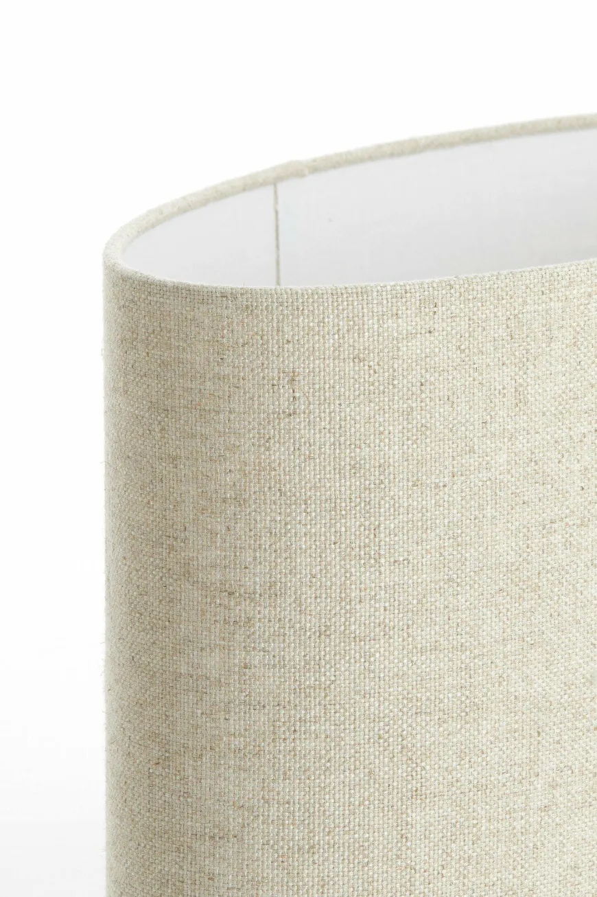 Light en Living Kap ovaal recht smal 45-21-32 cm LIVIGNO naturel