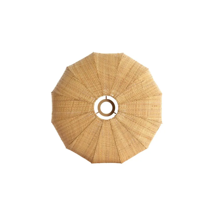 Light en Living Kap Ø40x19 cm RAFIKA raffia naturel