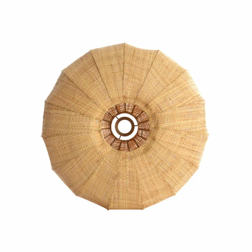 Light en Living Kap Ø50x21 cm RAFIKA raffia naturel