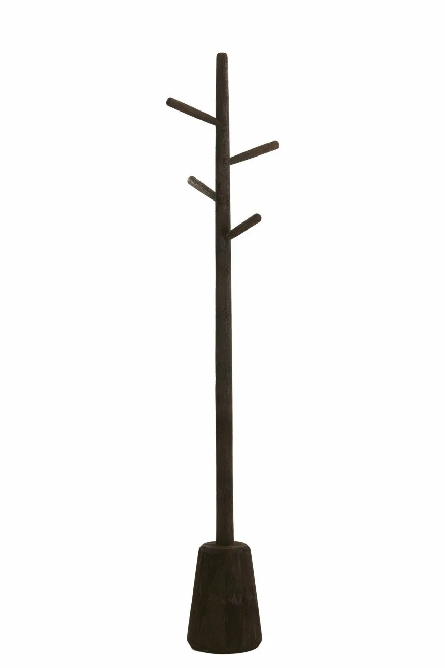 Light en Living Kapstok Ø20x152 cm YENICE hout roodbruin
