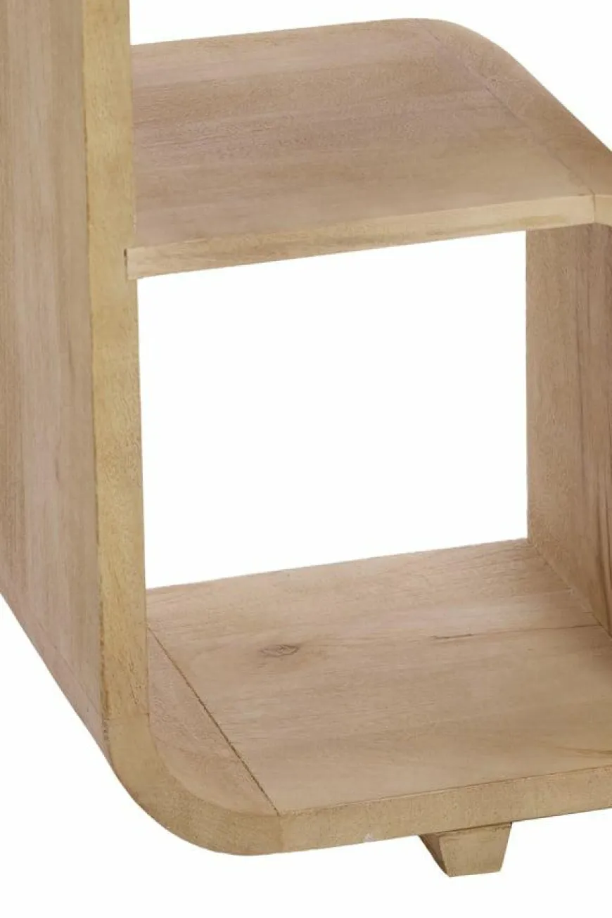 Light en Living Kast open 100x30x200 cm LABARE mat naturel