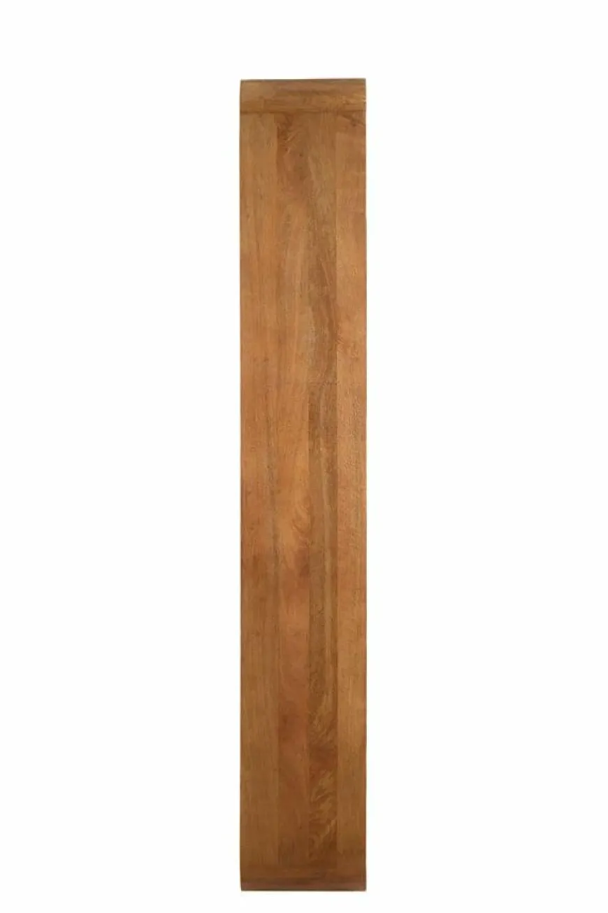 Light en Living Kast open 100x30x200 cm LABARE licht bruin