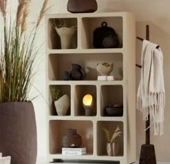Light en Living Kast 110x35x190 cm NAHUA beige