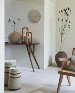 Light en Living Klok Ø43 cm JENAY travertin zand