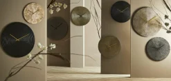 Light en Living Klok CERVINO antiek zwart - Ø 58 cm