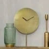 Light en Living Klok op voet Ø30x45 cm WAIWO antiek brons