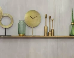Light en Living Klok op voet Ø30x45 cm WAIWO antiek brons