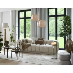 Light en Living Kussen 45x45 cm COMBARRO lichtbruin