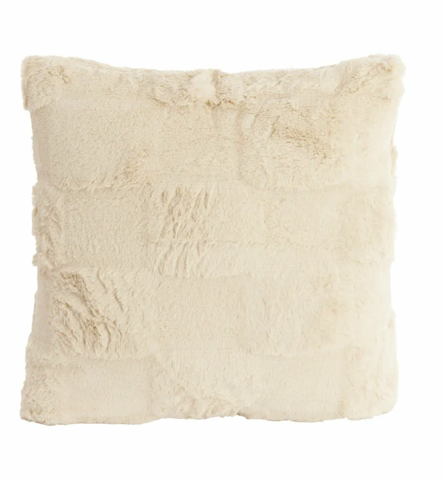 Light en Living Kussen 45x45 cm COMBARRO crème