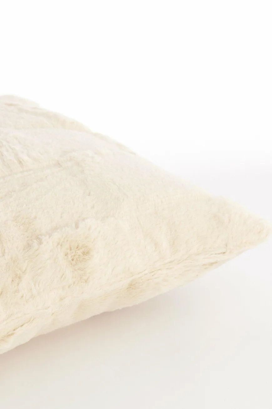 Light en Living Kussen 45x45 cm COMBARRO crème