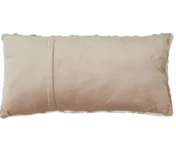 Light en Living Kussen 60x30 cm MABLY velvet crème-bruin
