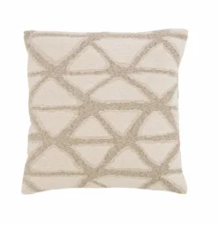 Light en Living Kussen 45x45 cm MUNCIE zand+crème