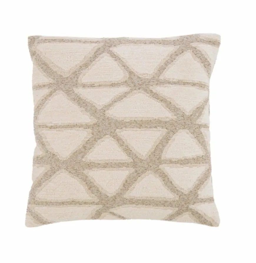 Light en Living Kussen 45x45 cm MUNCIE zand+crème