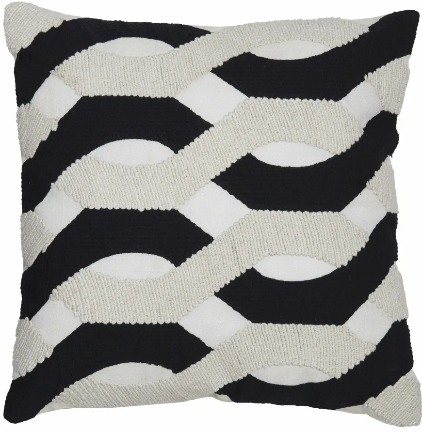 Light en Living Kussen 45x45 cm BENDIGO beige+goud+zwart