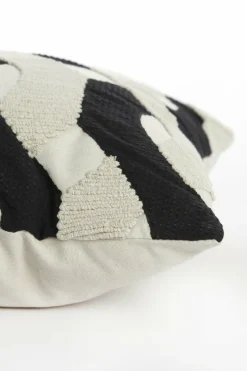 Light en Living Kussen 45x45 cm BENDIGO beige+goud+zwart