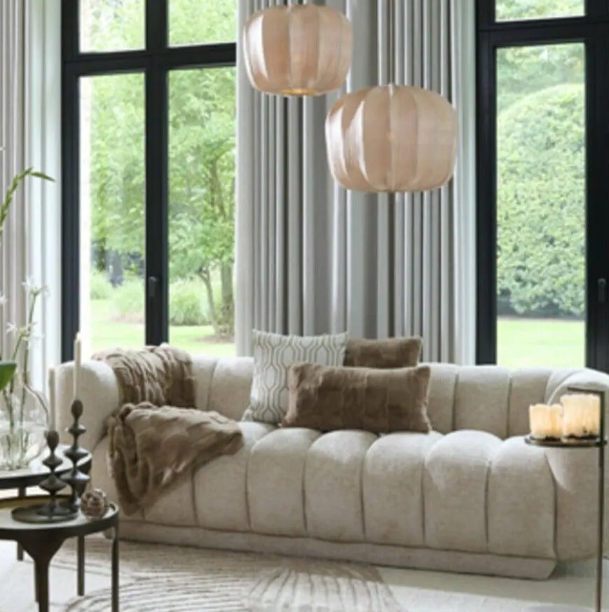 Light en Living Kussen 60x30 cm COMBARRO lichtbruin