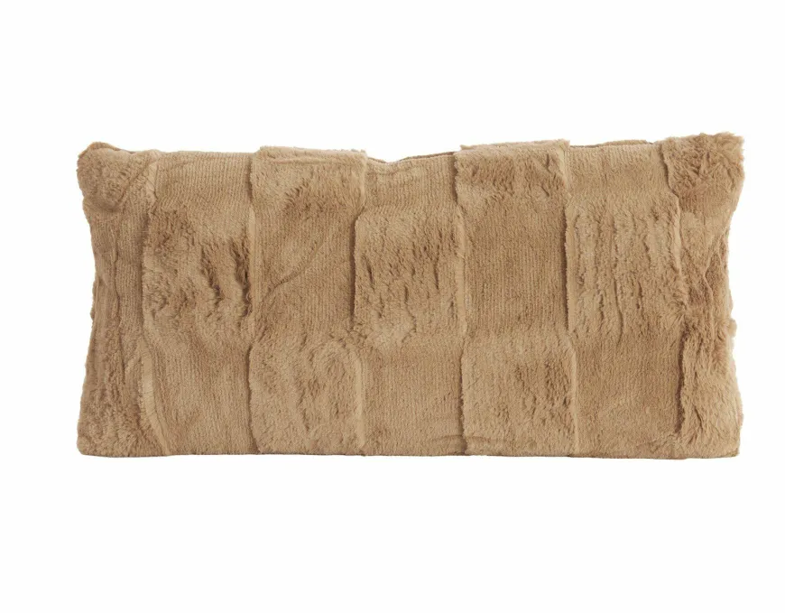 Light en Living Kussen 60x30 cm COMBARRO lichtbruin