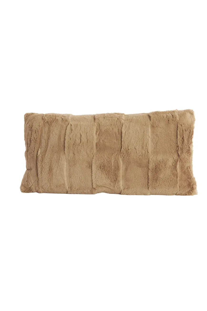 Light en Living Kussen 60x30 cm COMBARRO lichtbruin