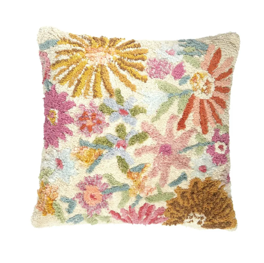 Light en Living Kussen 45X45 Cm LOULOU Creme+Multi