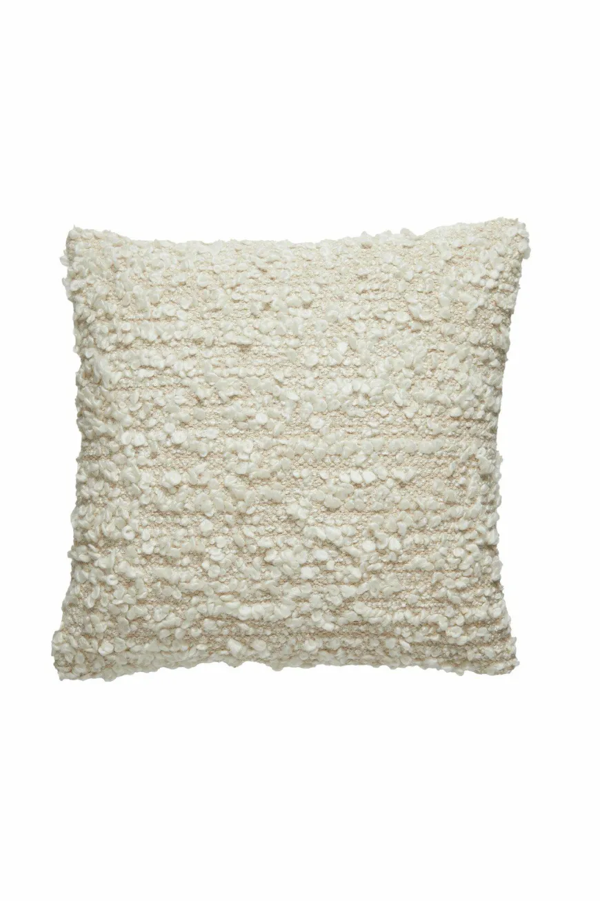 Light en Living Kussen 45x45 cm HUMADA bouclé naturel