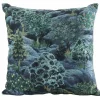 Light en Living Kussen 45x45 cm SANABIA petrol/groen