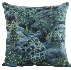 Light en Living Kussen 45x45 cm SANABIA petrol/groen