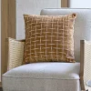 Light en Living Kussen 45x45 cm ROMAIN oranje-wit
