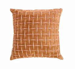 Light en Living Kussen 45x45 cm ROMAIN oranje-wit
