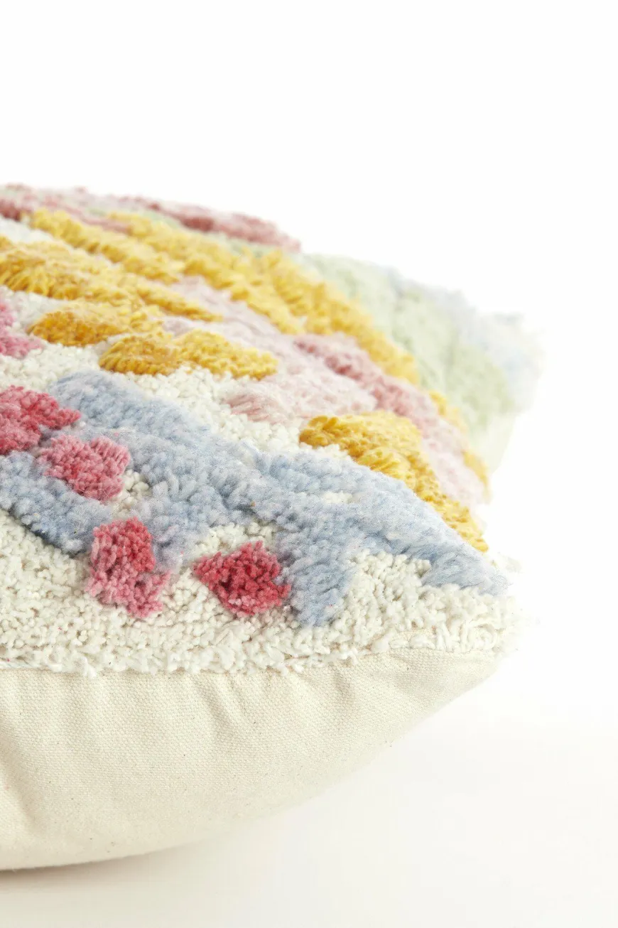 Light en Living Kussen 45X45 Cm FARLOU Creme+Multi