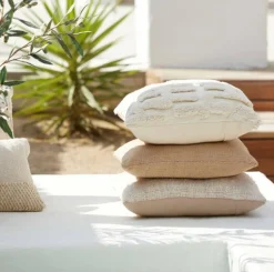 Light en Living Kussen 45x45 cm SARMI crème